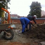 Männer auf der Baustelle